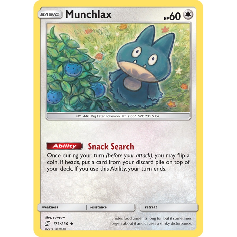 Munchlax (173/236) [Sun & Moon: Unified Minds]
