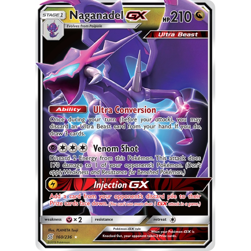 Naganadel GX (160/236) [Sun & Moon: Unified Minds]