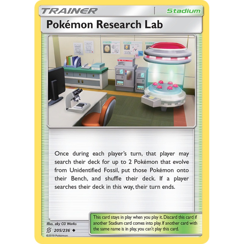 Pokemon Research Lab (205/236) [Sun & Moon: Unified Minds]