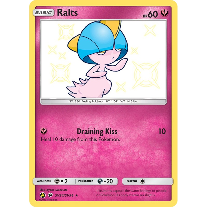 Ralts (SV34/SV94) [Sun & Moon: Hidden Fates - Shiny Vault]