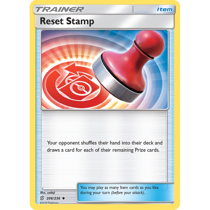 Reset Stamp (206/236) [Sun & Moon: Unified Minds]