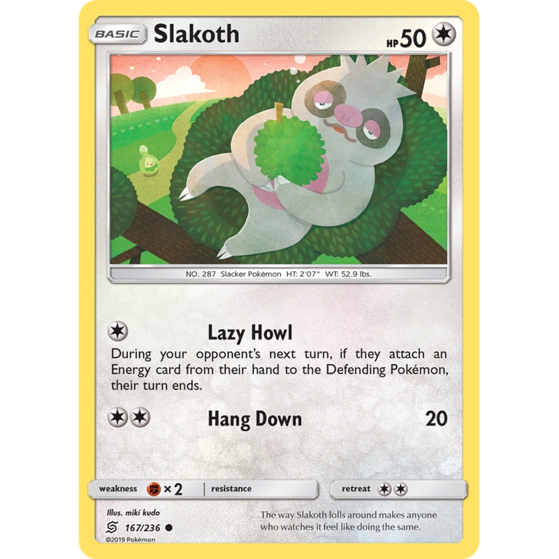 Slakoth (167/236) [Sun & Moon: Unified Minds]