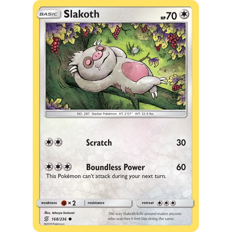 Slakoth (168/236) [Sun & Moon: Unified Minds]