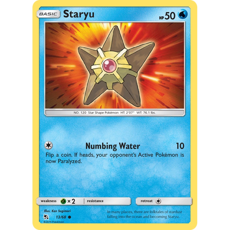 Staryu (13/68) [Sun & Moon: Hidden Fates]