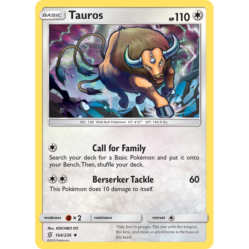 Tauros (164/236) [Sun & Moon: Unified Minds]