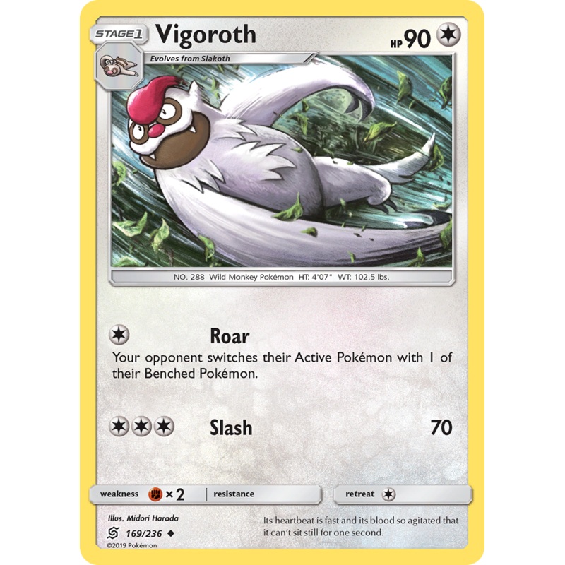 Vigoroth (169/236) [Sun & Moon: Unified Minds]