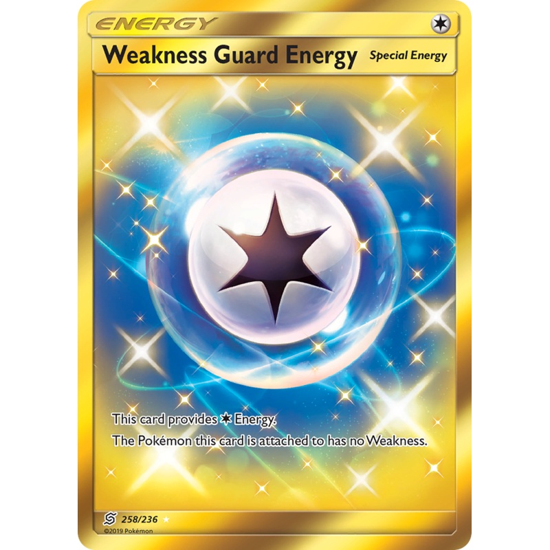 Weakness Guard Energy (258/236) [Sun & Moon: Unified Minds]