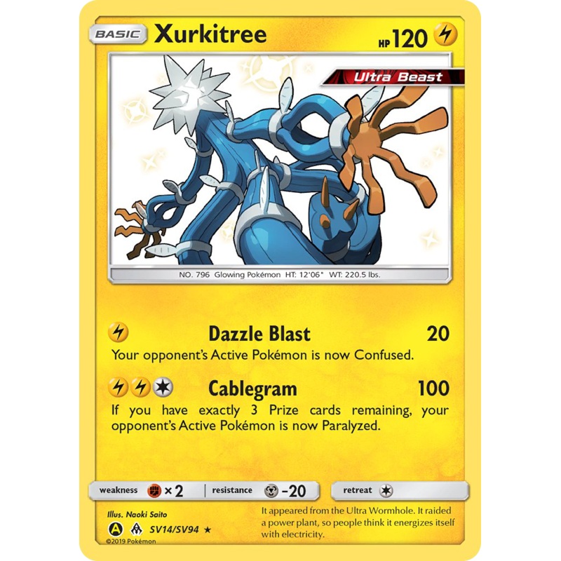 Xurkitree (SV14/SV94) [Sun & Moon: Hidden Fates - Shiny Vault]
