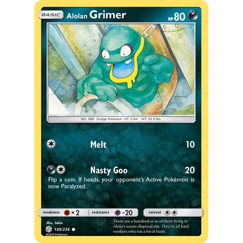 Alolan Grimer (130/236) [Sun & Moon: Cosmic Eclipse]