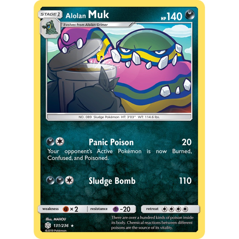Alolan Muk (131/236) [Sun & Moon: Cosmic Eclipse]