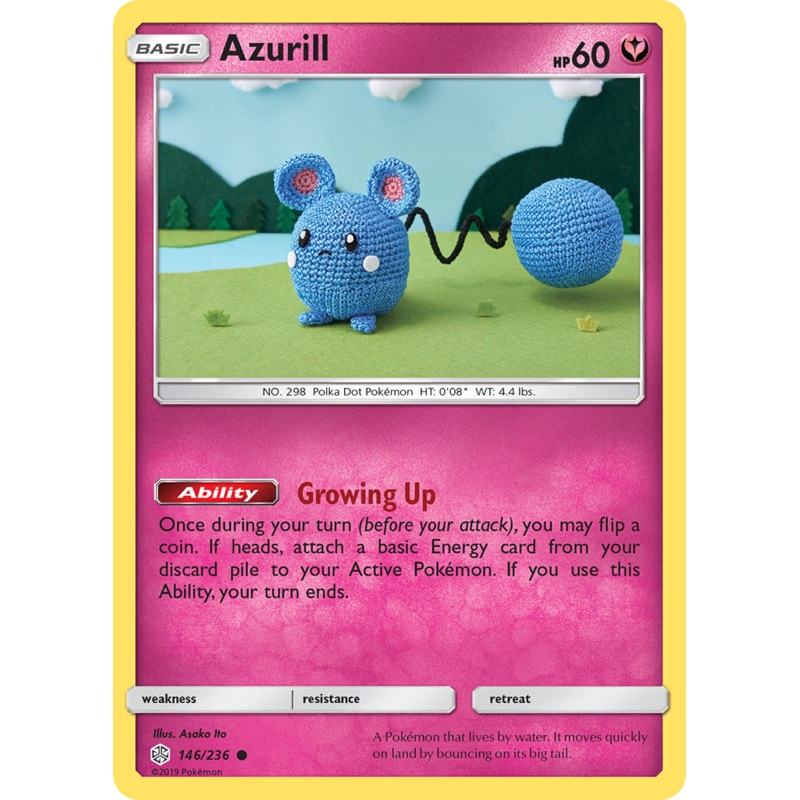 Azurill (146/236) [Sun & Moon: Cosmic Eclipse]