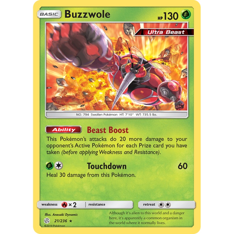 Buzzwole (21/236) [Sun & Moon: Cosmic Eclipse]