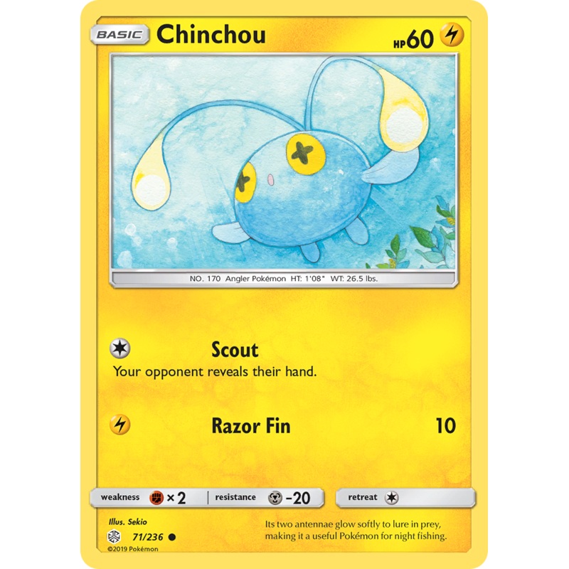 Chinchou (71/236) [Sun & Moon: Cosmic Eclipse]