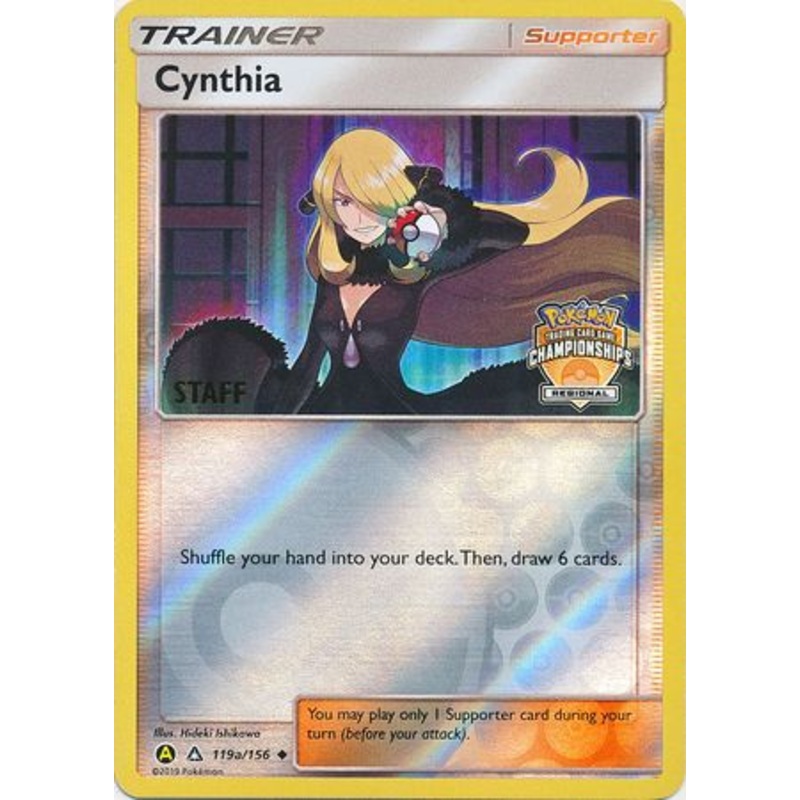Cynthia (119a/156) (Regional Championship Promo Staff) [Sun & Moon: Ultra Prism]