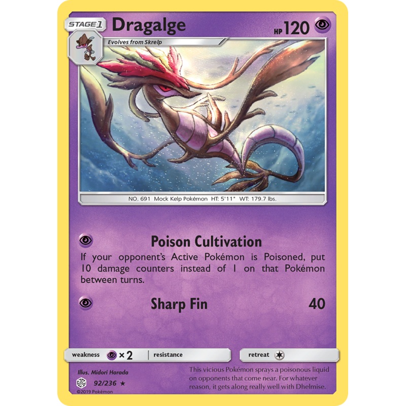 Dragalge (92/236) [Sun & Moon: Cosmic Eclipse]