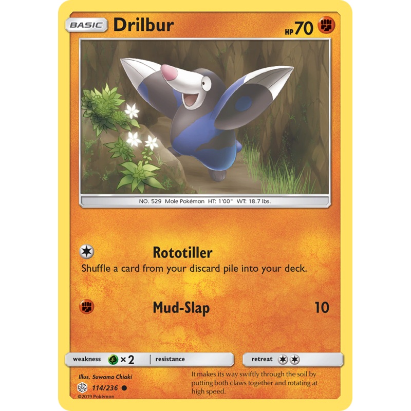 Drilbur (114/236) [Sun & Moon: Cosmic Eclipse]