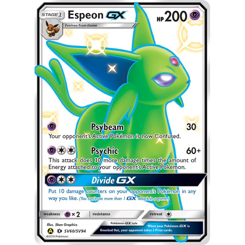 Espeon GX (SV60/SV94) [Sun & Moon: Hidden Fates - Shiny Vault]