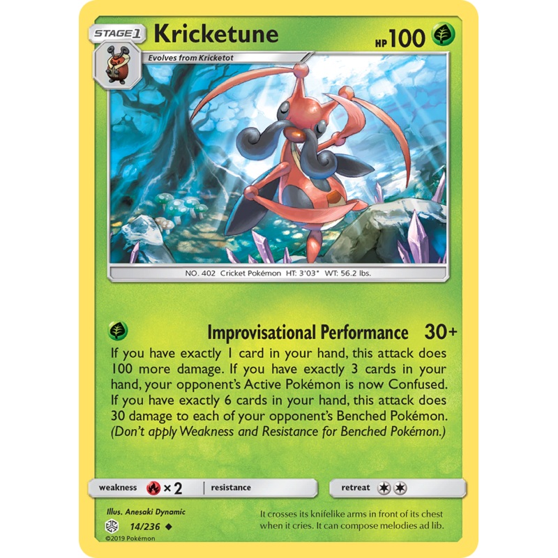 Kricketune (14/236) [Sun & Moon: Cosmic Eclipse]