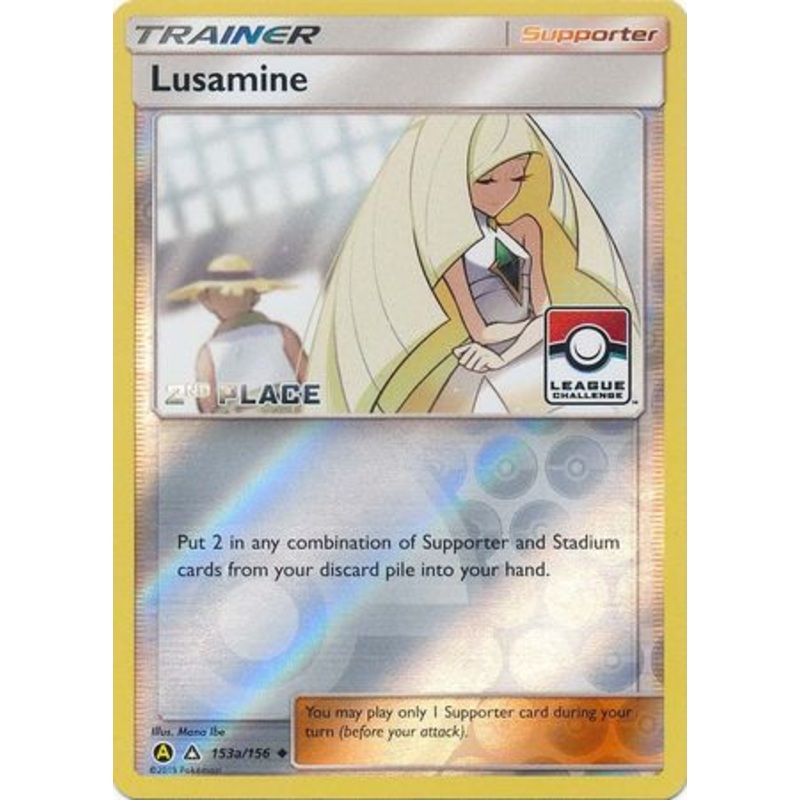 Lusamine (153a/156) (League Challenge Alt Art 2nd Place) [Sun & Moon: Ultra Prism]