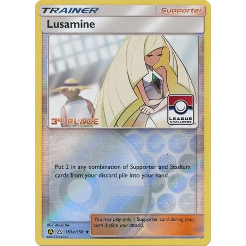 Lusamine (153a/156) (League Challenge Alt Art 3rd Place) [Sun & Moon: Ultra Prism]