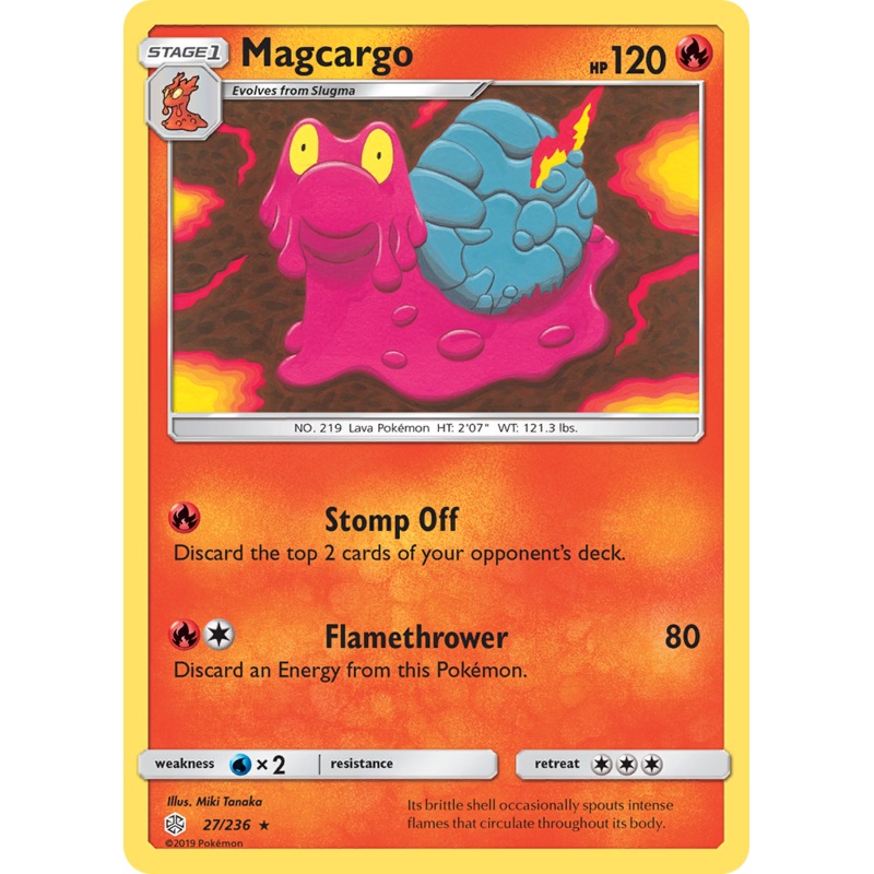 Magcargo (27/236) [Sun & Moon: Cosmic Eclipse]