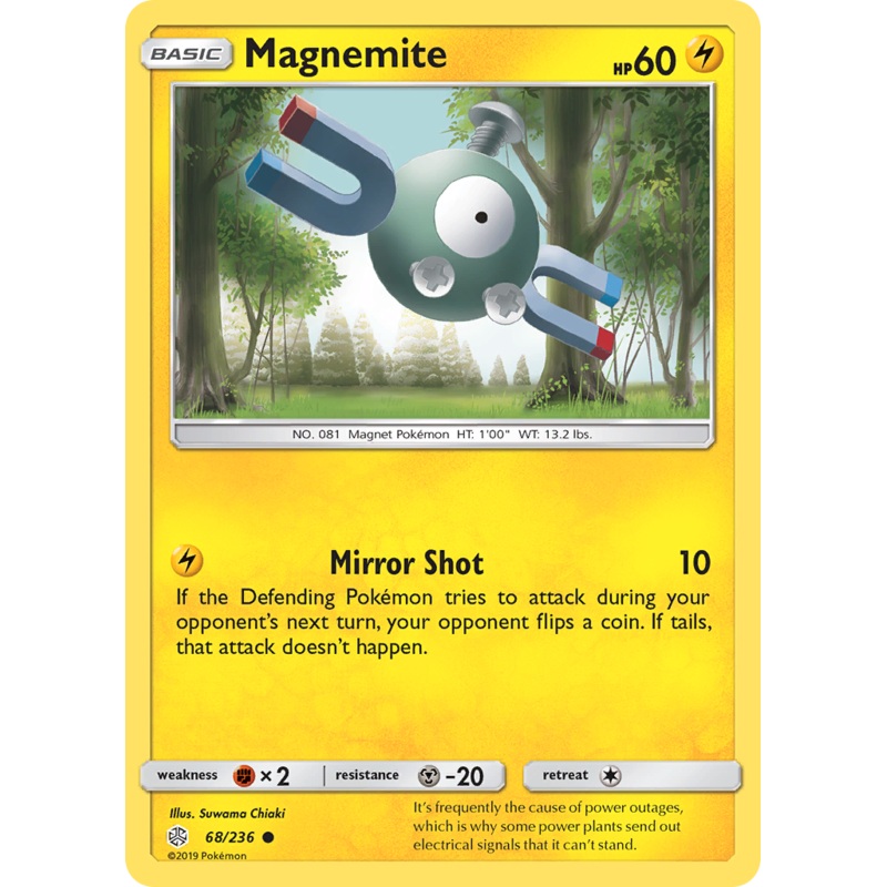 Magnemite (68/236) [Sun & Moon: Cosmic Eclipse]
