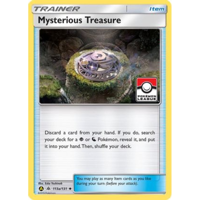 Mysterious Treasure (113a/131) (League Promo) [Sun & Moon: Forbidden Light]