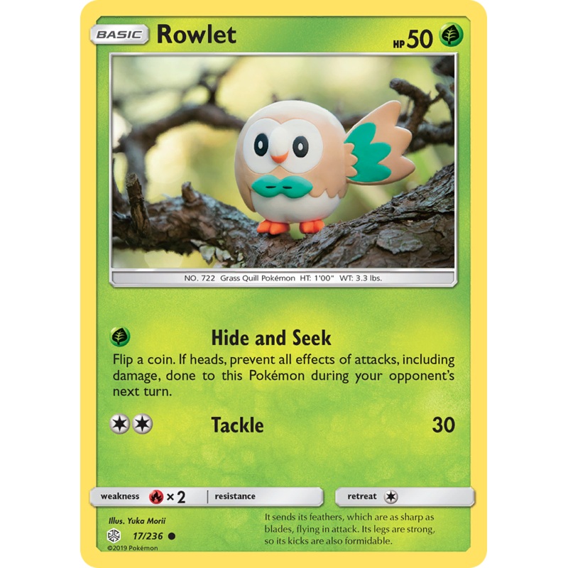 Rowlet (17/236) [Sun & Moon: Cosmic Eclipse]