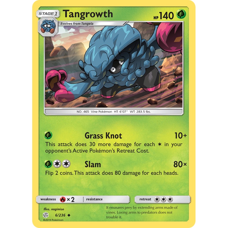 Tangrowth (6/236) [Sun & Moon: Cosmic Eclipse]