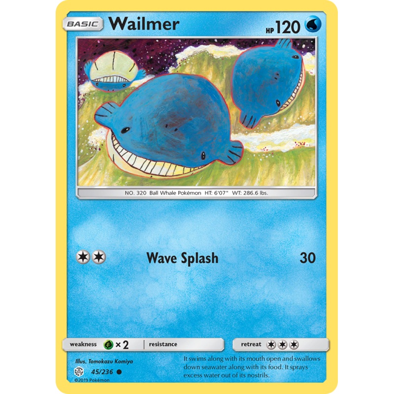 Wailmer (45/236) [Sun & Moon: Cosmic Eclipse]