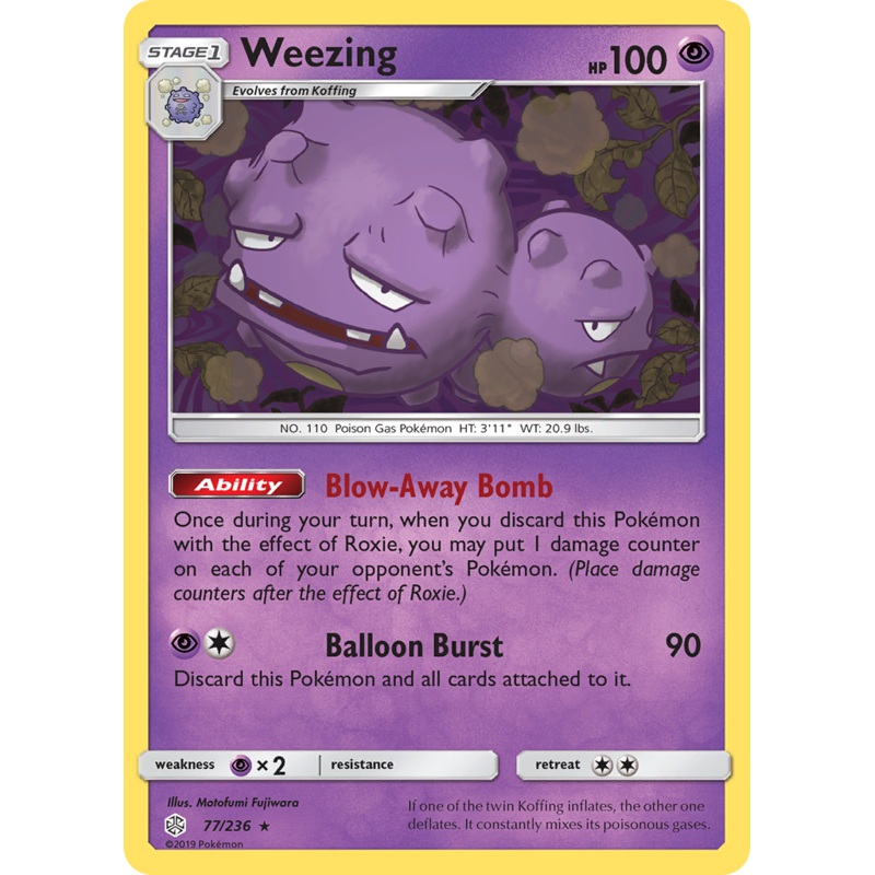 Weezing (77/236) [Sun & Moon: Cosmic Eclipse]