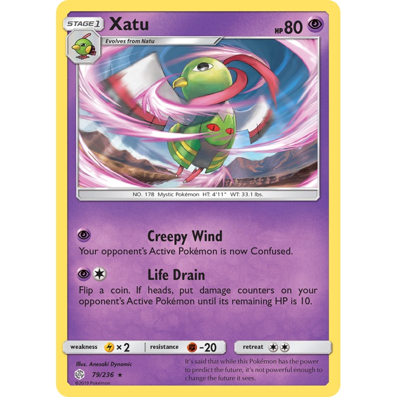 Xatu (79/236) [Sun & Moon: Cosmic Eclipse]