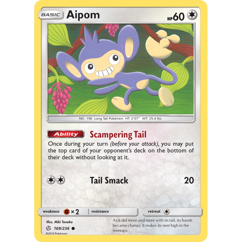 Aipom (169/236) [Sun & Moon: Cosmic Eclipse]