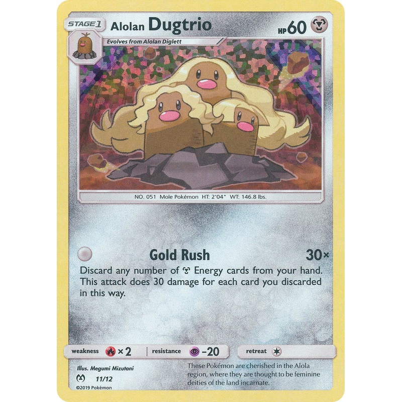 Alolan Dugtrio (11/12) [McDonald's Promos: 2019 Collection]