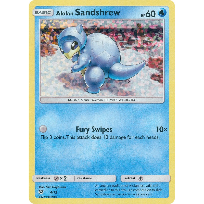 Alolan Sandshrew (4/12) [McDonald's Promos: 2019 Collection]