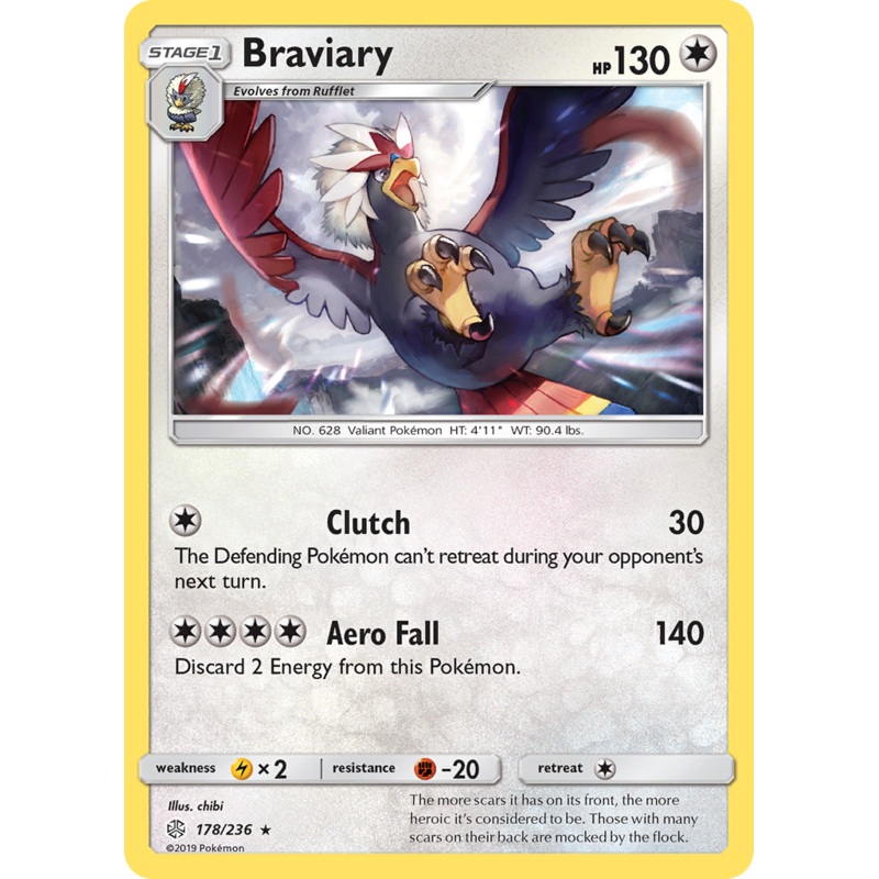 Braviary (178/236) [Sun & Moon: Cosmic Eclipse]