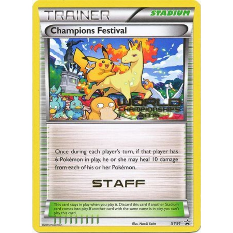 Champions Festival 2015 Staff (XY91) [XY: Black Star Promos]
