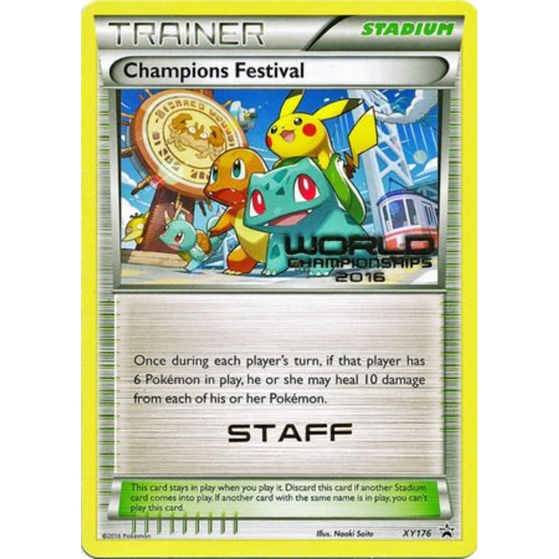 Champions Festival 2016 Staff (XY176) [XY: Black Star Promos]
