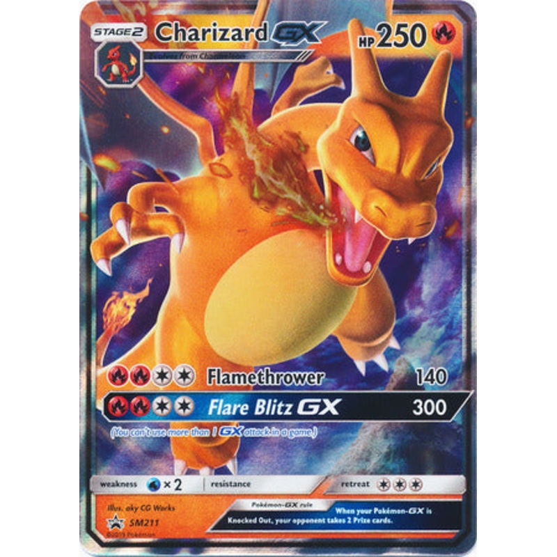 Charizard GX (SM211) (Jumbo Card) [Sun & Moon: Black Star Promos]