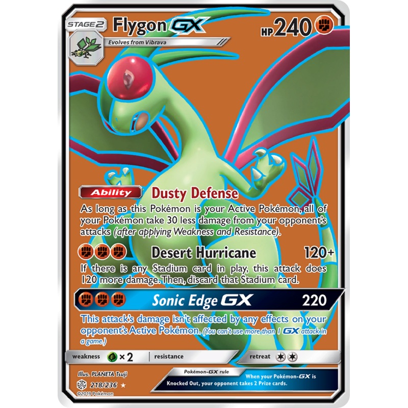 Flygon GX (218/236) [Sun & Moon: Cosmic Eclipse]