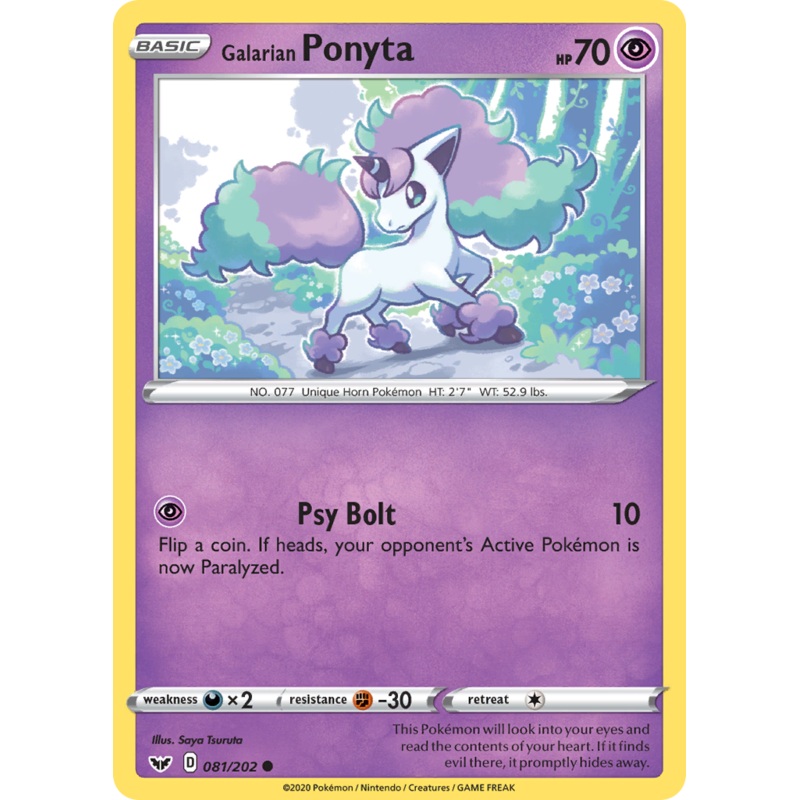 Galarian Ponyta (081/202) [Sword & Shield: Base Set]