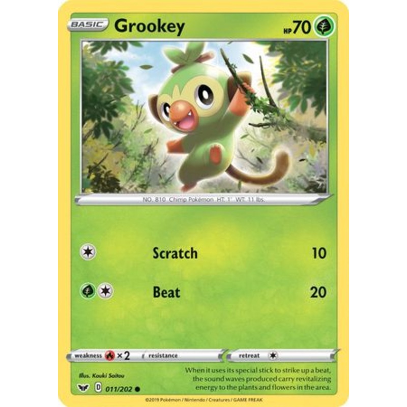 Grookey (011/202) (Premium Collection) [Sword & Shield: Base Set]