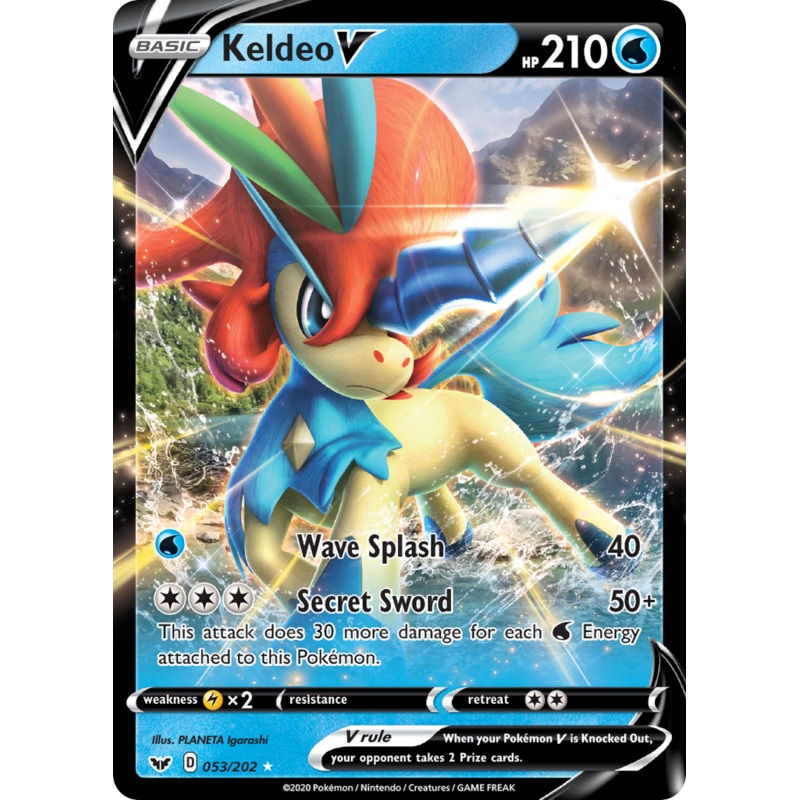 Keldeo V (053/202) [Sword & Shield: Base Set]