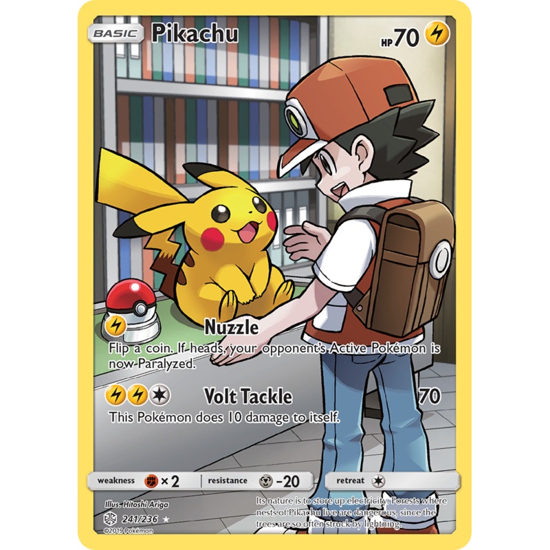 Pikachu (241/236) [Sun & Moon: Cosmic Eclipse]