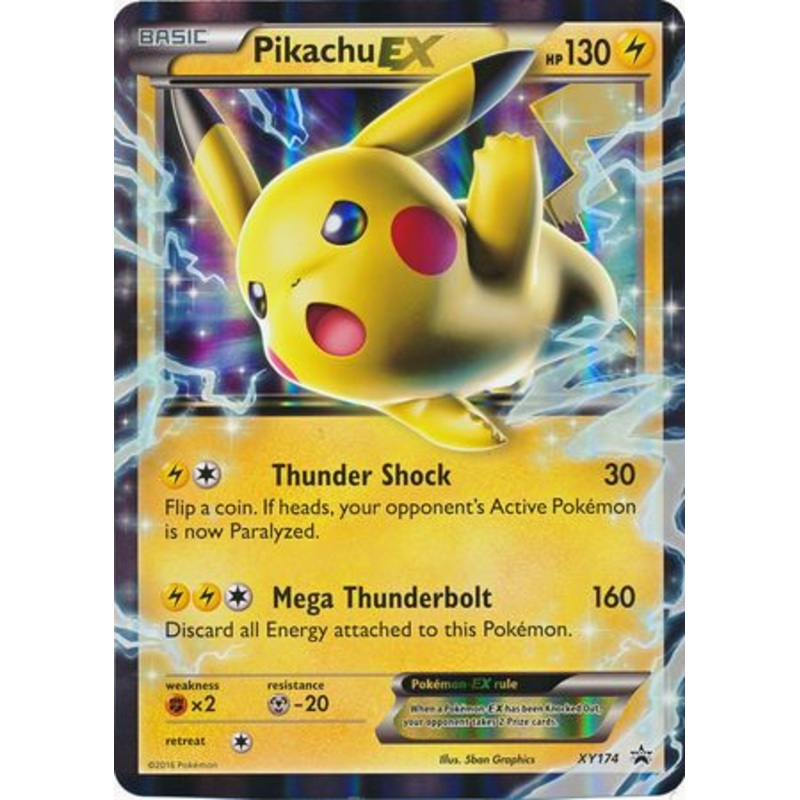 Pikachu EX (XY174) (Jumbo Card) [XY: Black Star Promos]
