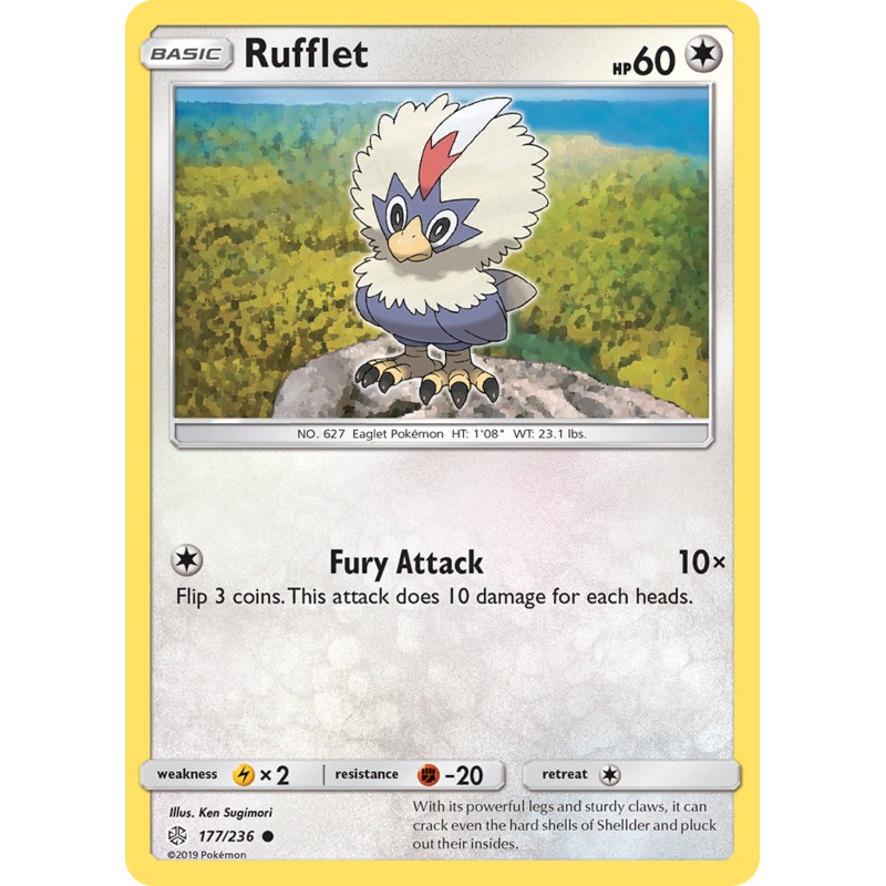 Rufflet (177/236) [Sun & Moon: Cosmic Eclipse]