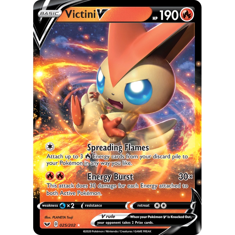 Victini V (025/202) [Sword & Shield: Base Set]