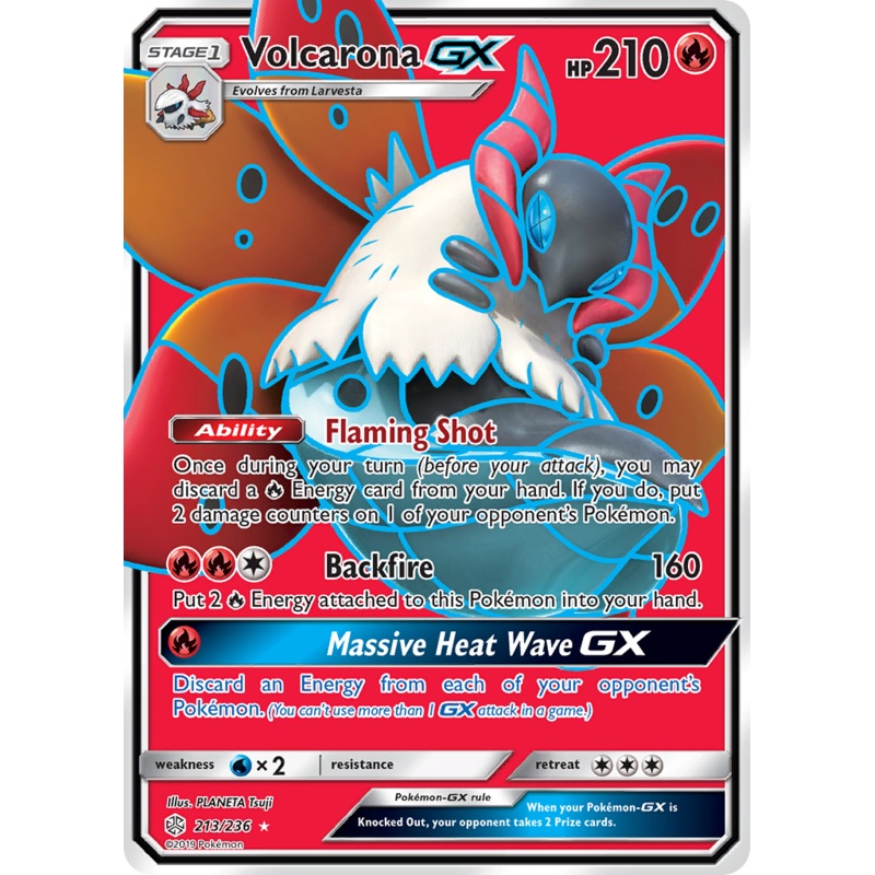 Volcarona GX (213/236) [Sun & Moon: Cosmic Eclipse]
