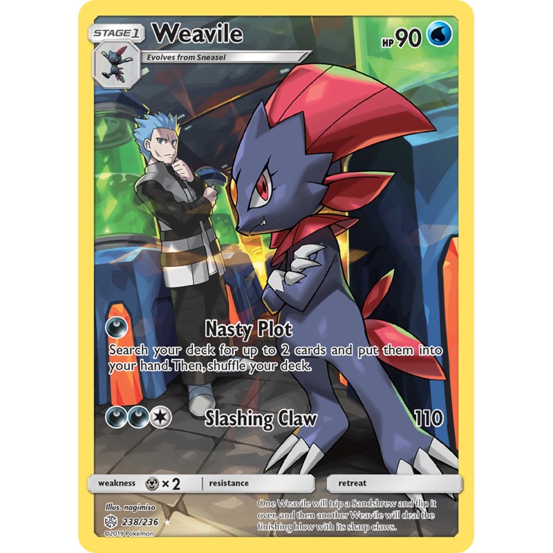 Weavile (238/236) [Sun & Moon: Cosmic Eclipse]