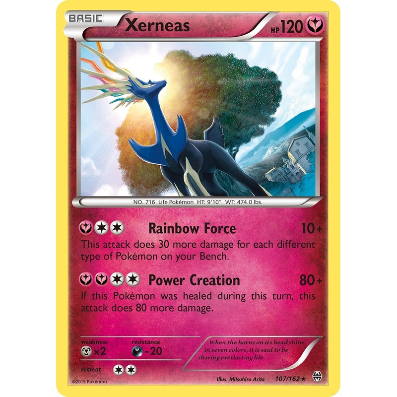 Xerneas (107/162) (Theme Deck Exclusive) [XY: BREAKthrough]
